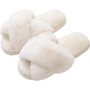 F 13820 Women Indoor Use Slippers Fuzzyë�q��Ь