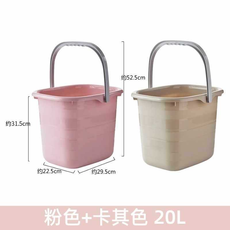 [혼합색상 2팩 20L] 카키+핑크 (두꺼운 업그레이드)