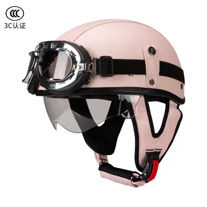 핑크 실버 프레임 미러