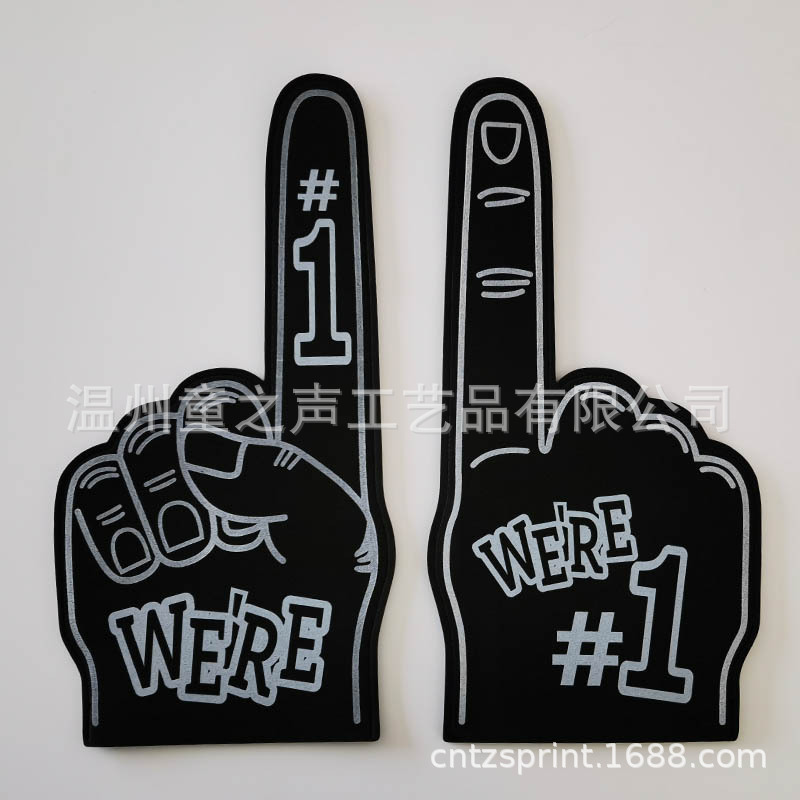 EVA Palm Victoria gesto Cheer guantes de esponja Cheer porristas fabricante