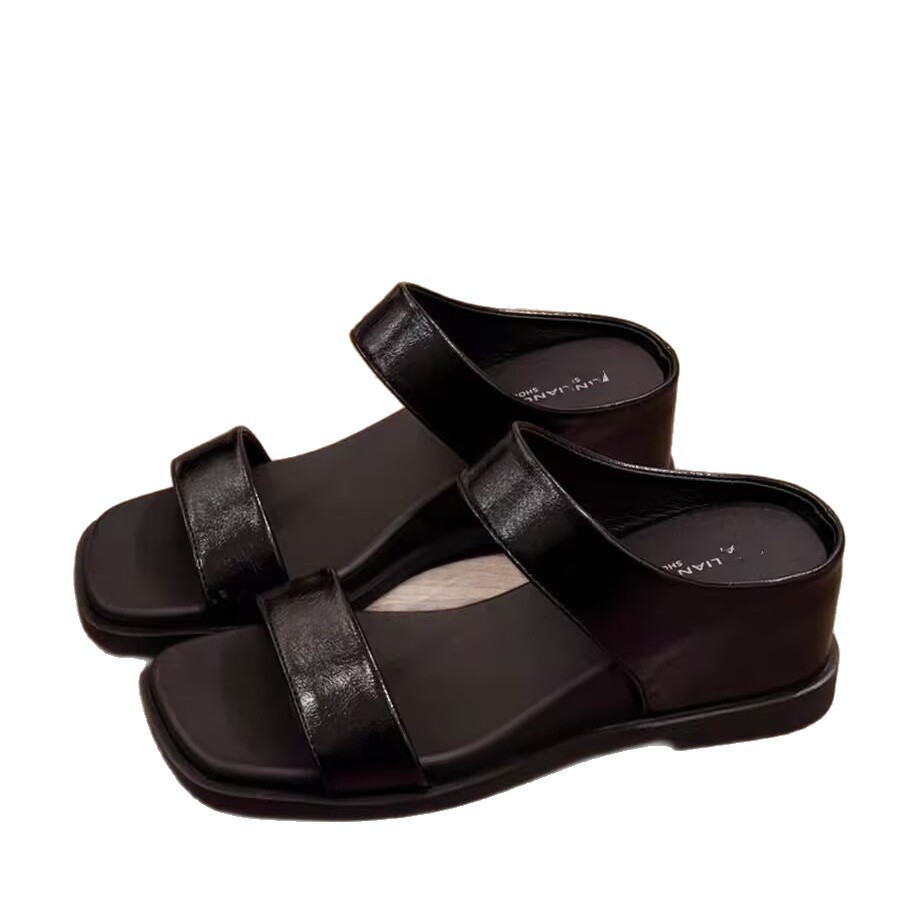 2026 verano nuevo diseño de nicho de vacaciones romanas zapatillas frías image 5