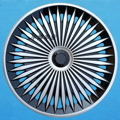 iron steel rim plastic covers, Hub cover - 16inch-phantom-model-silver-black