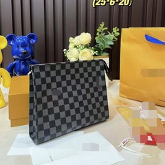 新しいトイレタリーバッグクロスボーダー本革老眼メンズクラッチバッグ麻雀バッグレトロ多用途トレンディなファッションメンズクラッチバッグ