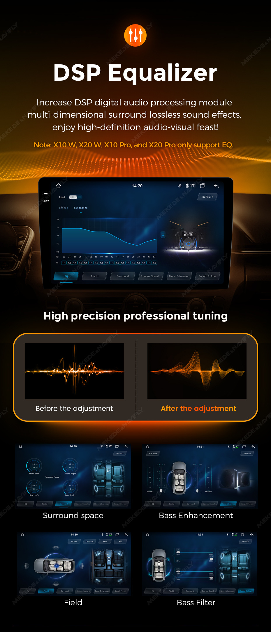 Fangyitong 7865 Android Hd Large Screen 9inch / 10inch Host Dvd Navigation Player Universal Car Device