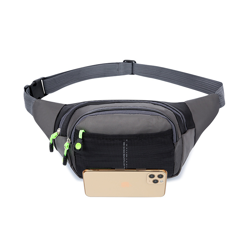 Men's multi-functional mobile phone waist bag new outdoor diagonal sports running tactical chest bag mobile phone bag spot wholesale