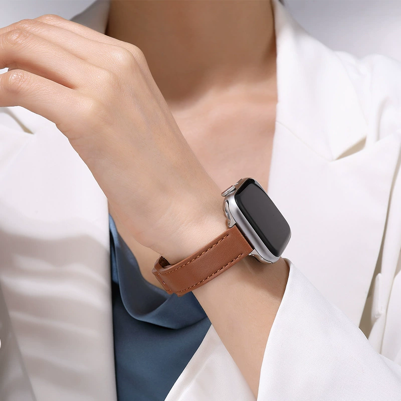 [新款适用苹果iwatch超纤耐磨表带现货批发男女applewatch苹果表带]