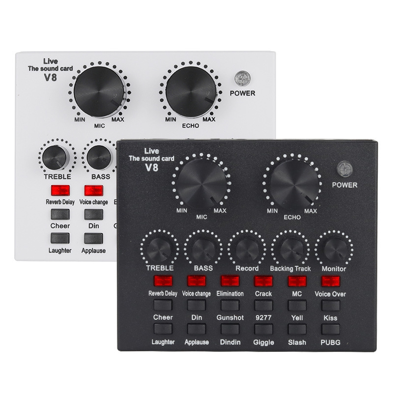 English BM800 microphone microphone V8S sound card cross-border computer recording stand live podcast equipment complete set