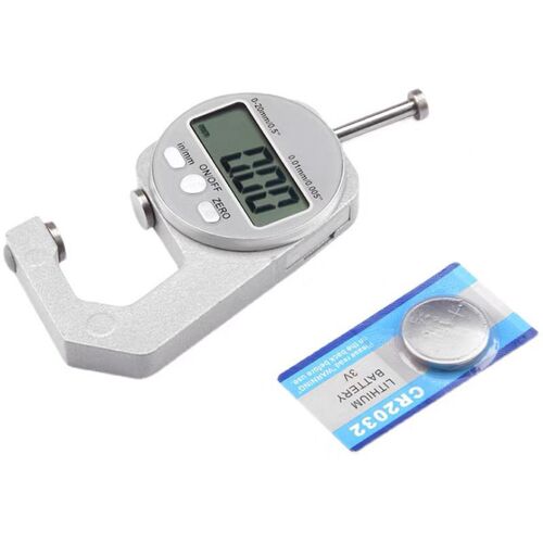 Electronic Digital Thickness Gauge High-Precision vernier caliper Glass Paper Board Material Measuring Instrument Flat Tip Point Thickness Meter