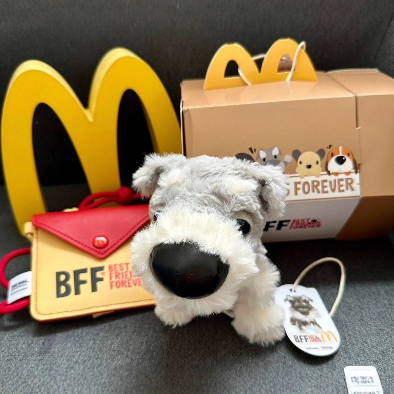 BFF＆マクドナルド ビッグヘッドドッグ連動粘着毛子シリーズ ピッケルシリーズ パピーメッセンジャーシリーズ|undefined