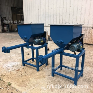苏打粉均匀出料的螺旋喂料及XWZF100公斤活性炭碳黑粉加粉机