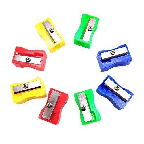 Manufacturer supplies plastic rectangular pencil sharpener student supplies small square pencil sharpener mini pencil sharpener