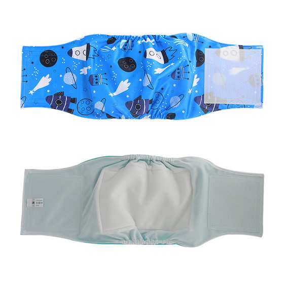 Male dog physiological pants 3-piece set in stock gulls Amazon pet physiological pants dog urine pad washable dog physiological pants