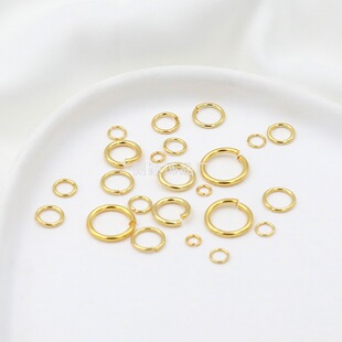 ��ɫ14K�����~��Ȧ�_��Ȧ18K������B��ƽ��Ȧdiy���h���B1314