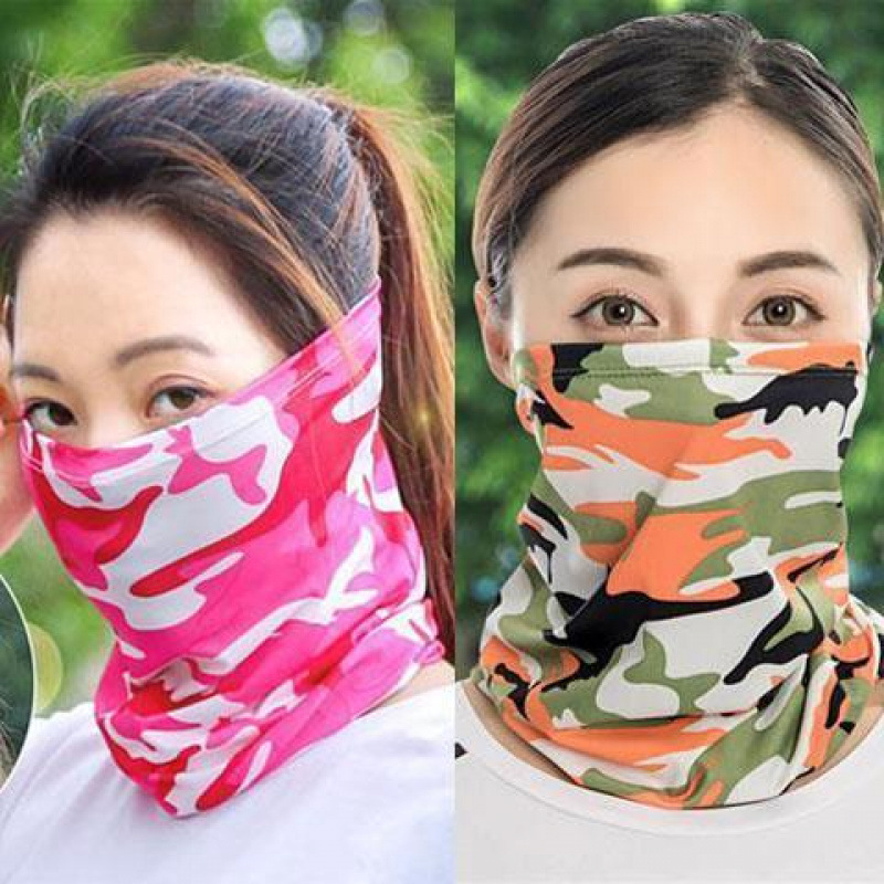 Hielo seda turbante mágico de verano deportivo al aire libre para hombres y mujeres cuello pañuelo de bicicleta máscara de pesca cuello delgado comercio exterior