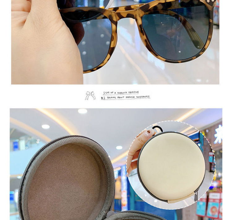 Ig Style Solid Color Pc Oval Frame Full Frame Kids Sunglasses display picture 4