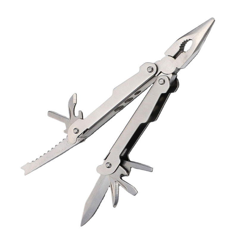 厂家供应不锈钢 13合1中号凤尾钳  不锈钢多功能折叠刀钳