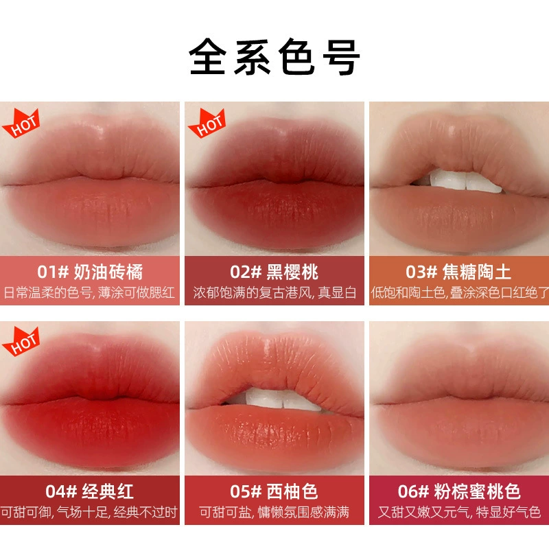 Lipstick, waterproof precise lip pencil, face blush, contouring, long-term effect