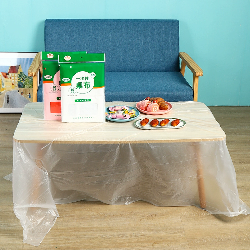 Table cloth disposable tablecloth thickened commercial hotel restaurant round table square table square table camping wholesale waterproof catering