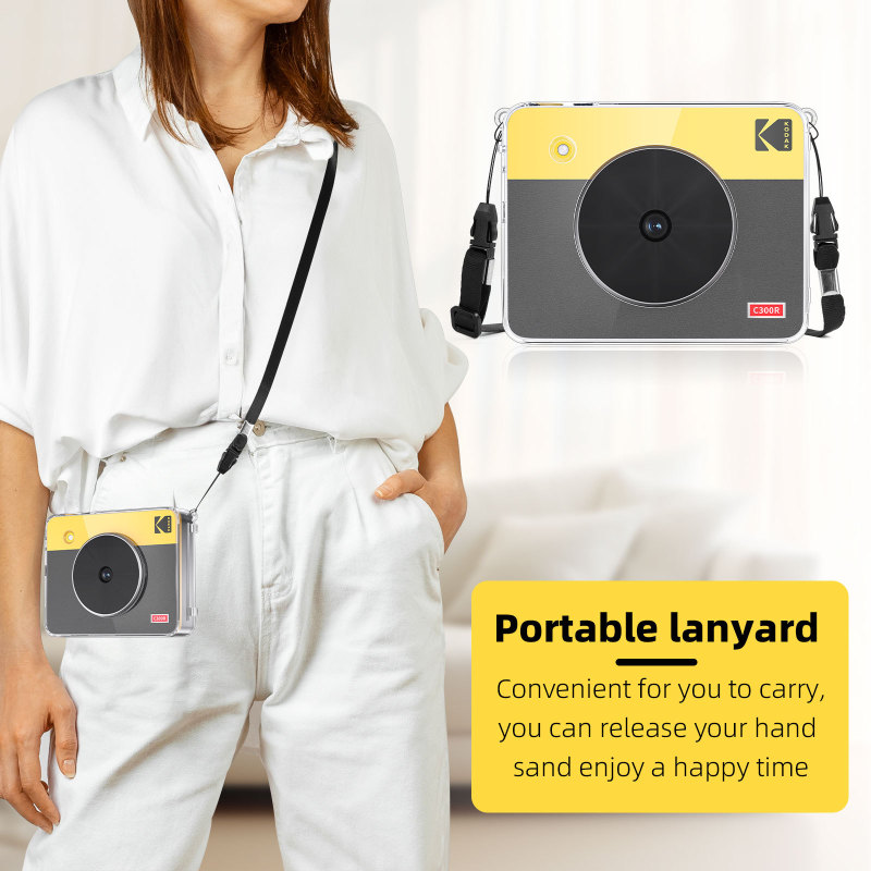 Kodak Mini Lens 3 レトロ 4 透明保護ボックス、2-in-1 デジタルカメラ保護ボックス、取り外し可能|undefined