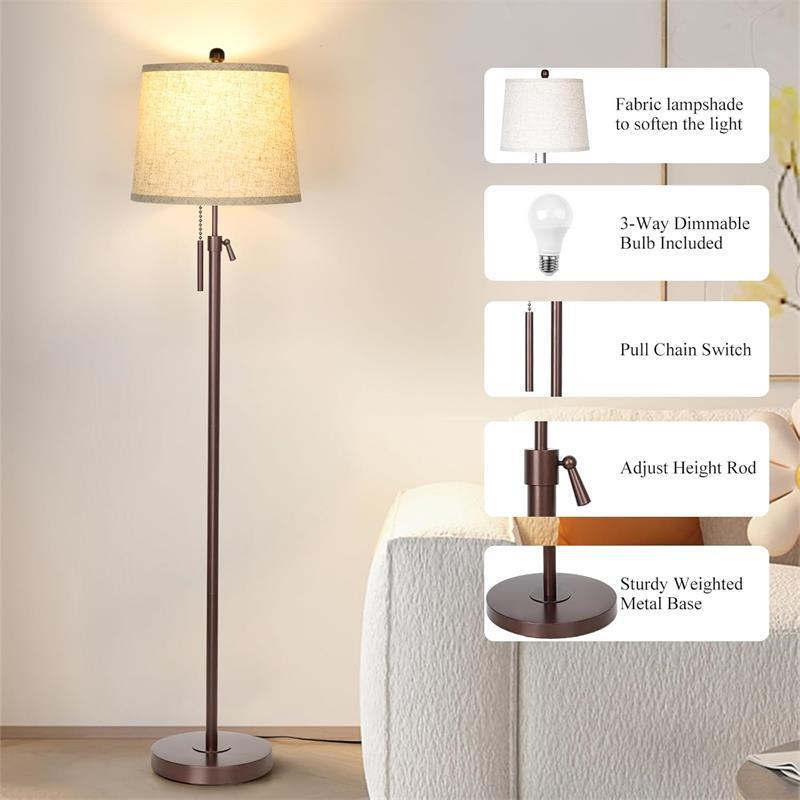 フロアランプ リビングルーム ベッドルーム ベッドサイド スタディ LED ジッパー スイッチ 越境電子商取引 Amazon 人気のフロアランプ|undefined