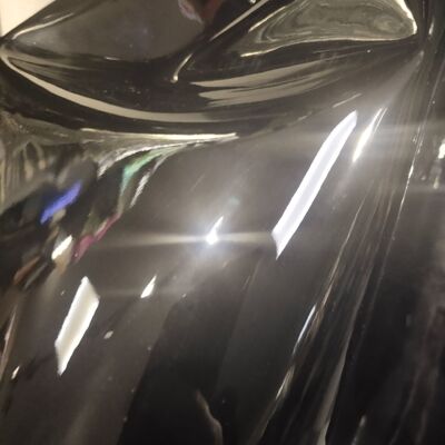 Choi Hung Patent leather Sheepskin black Bright surface Sheep leather genuine leather Fabric Luggage and luggage shoes Leatherwear Leather material goods in stock wholesale