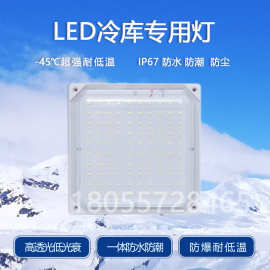 LED冷库灯防水防潮防爆灯具浴室三防灯厂房20w-45度低温专用灯