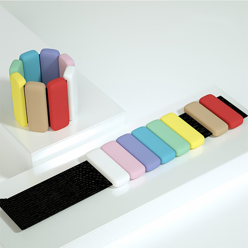 Spot pulsera de silicona transfronteriza de 2 libras con soporte de peso para fitness, ajustable, a prueba de polvo y sudor, duradero, multicolor, opcional, aumento de peso