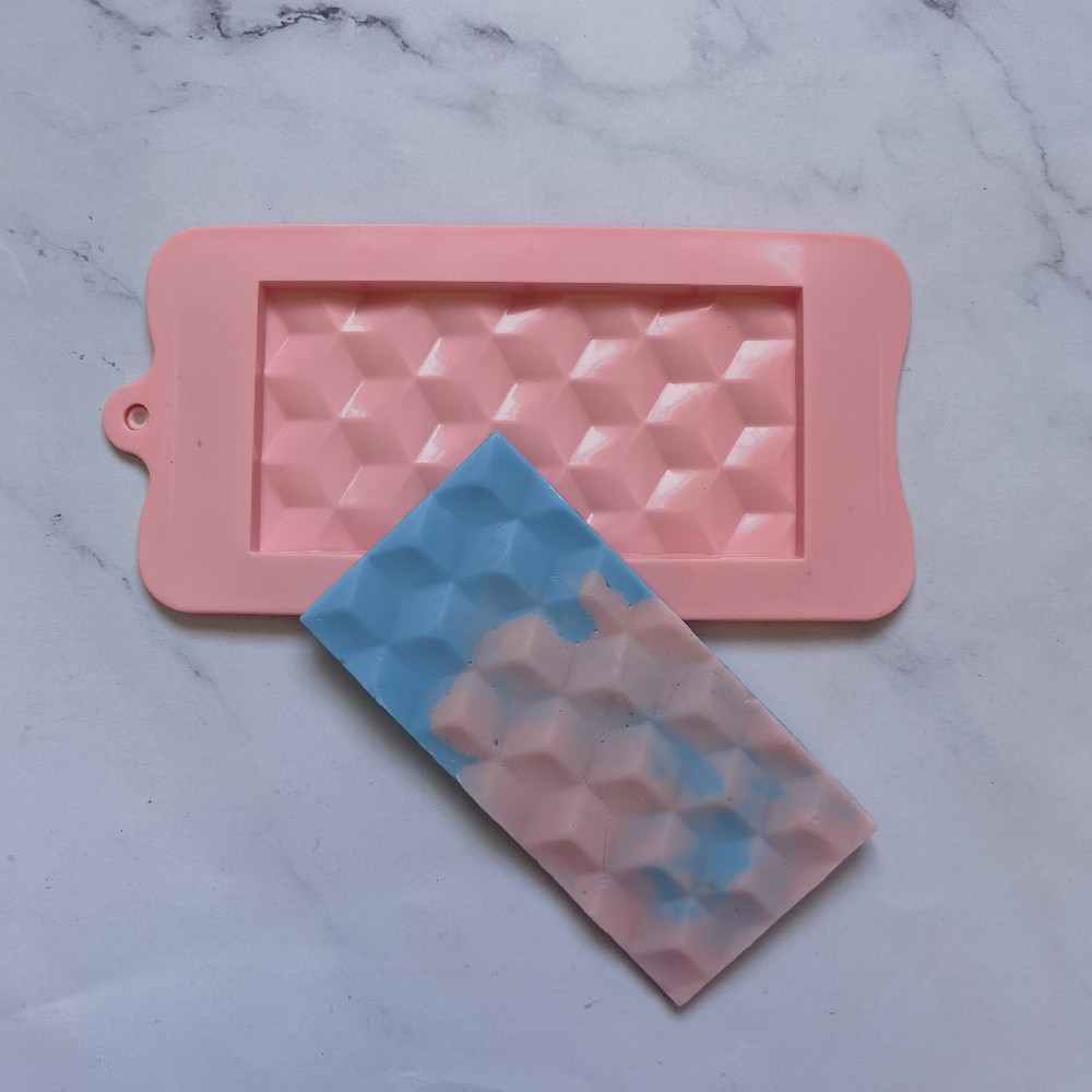 Cubo de chocolate 467 galletas molde de silicona pastel helado pudín molde de postre jabón utensilios