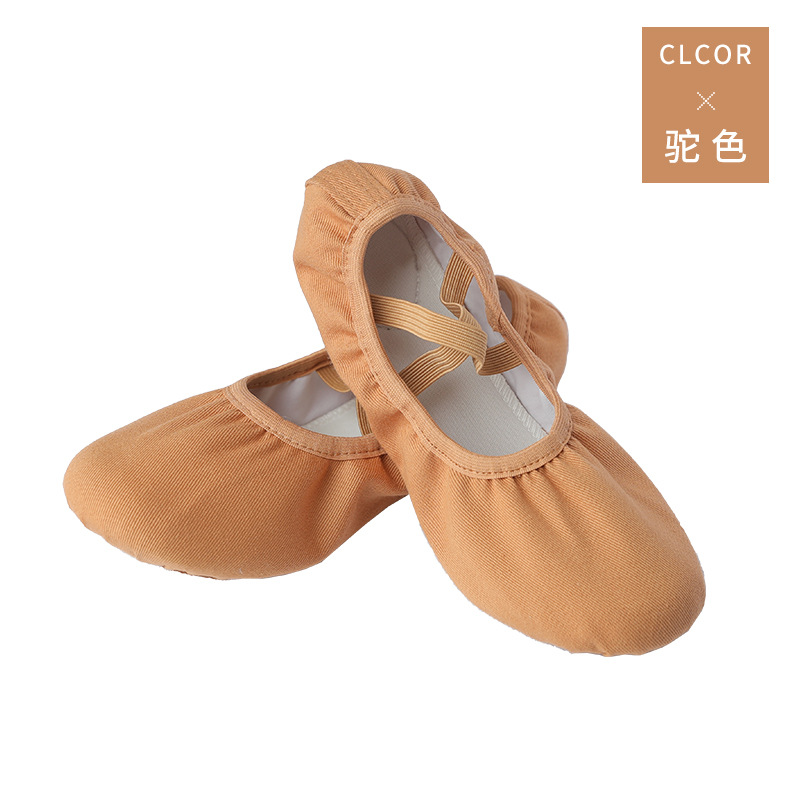 Zapatos de baile para niños adultos zapatos de ejercicio de fondo suave para mujer zapatos de yoga zapatos de garra de gato zapatos de baile sin cordones de ballet