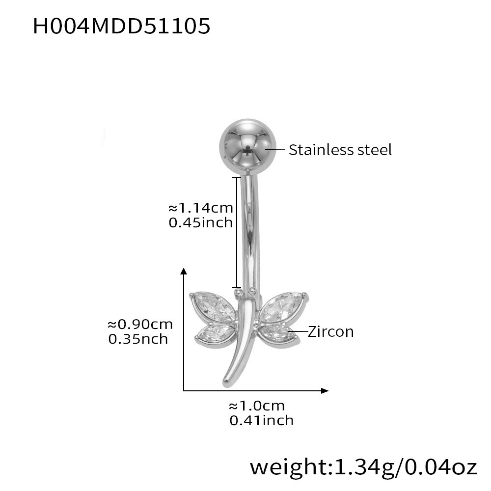 Seattle Ring Sexy hartvormige navelpiercing, piercing in de vorm van een hartje_voghion.com