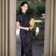 Summer 2024 New Chinese Style Slim-fit Retro Fashion Elegant Long Sleeve Cheongsam 240308011