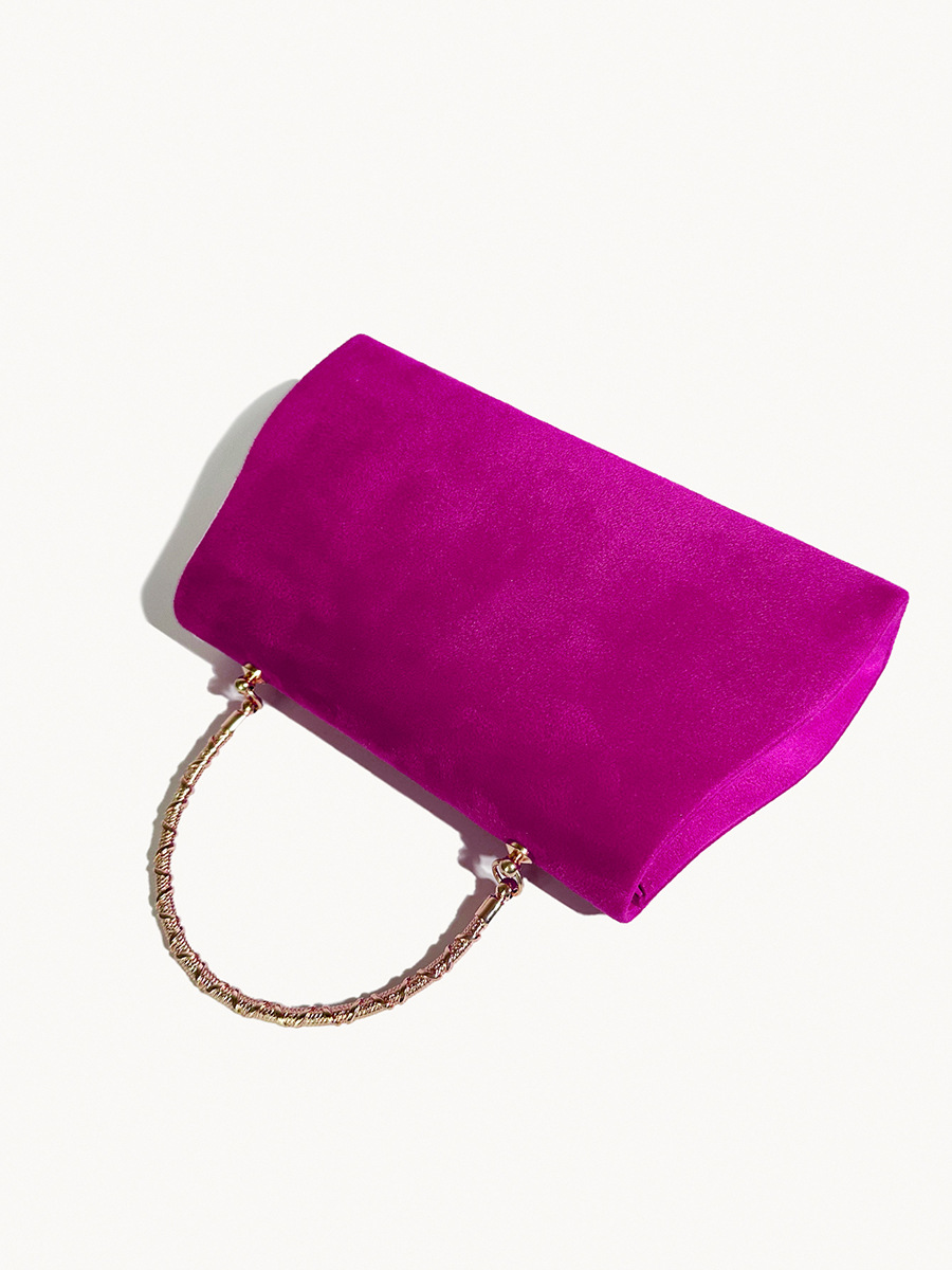 Sac de soirée pour femme en daim de haute qualité, sac à main élégant pour dame, sac de mariée_voghion.com