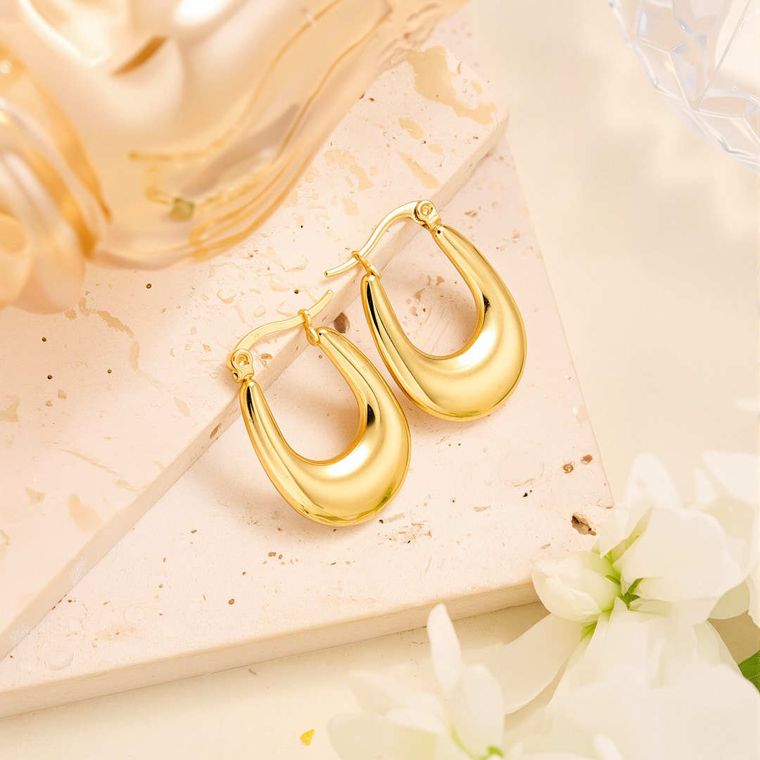 Eh002 earrings gold