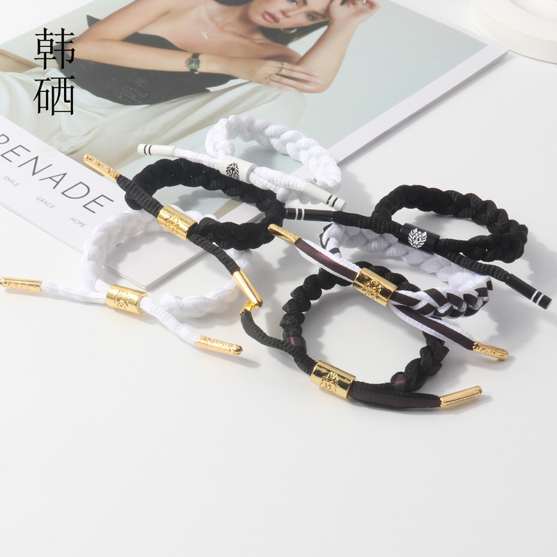 Little Lion Bracelet Lionking Student Couple Pair Warrior Little Lion Shoelace Braided Bracelet Wholesale in Stock Little Lion Bracelet Lionking Student Couple Pair Warrior Little Lion Shoelace Braided Bracelet Wholesale in Stock