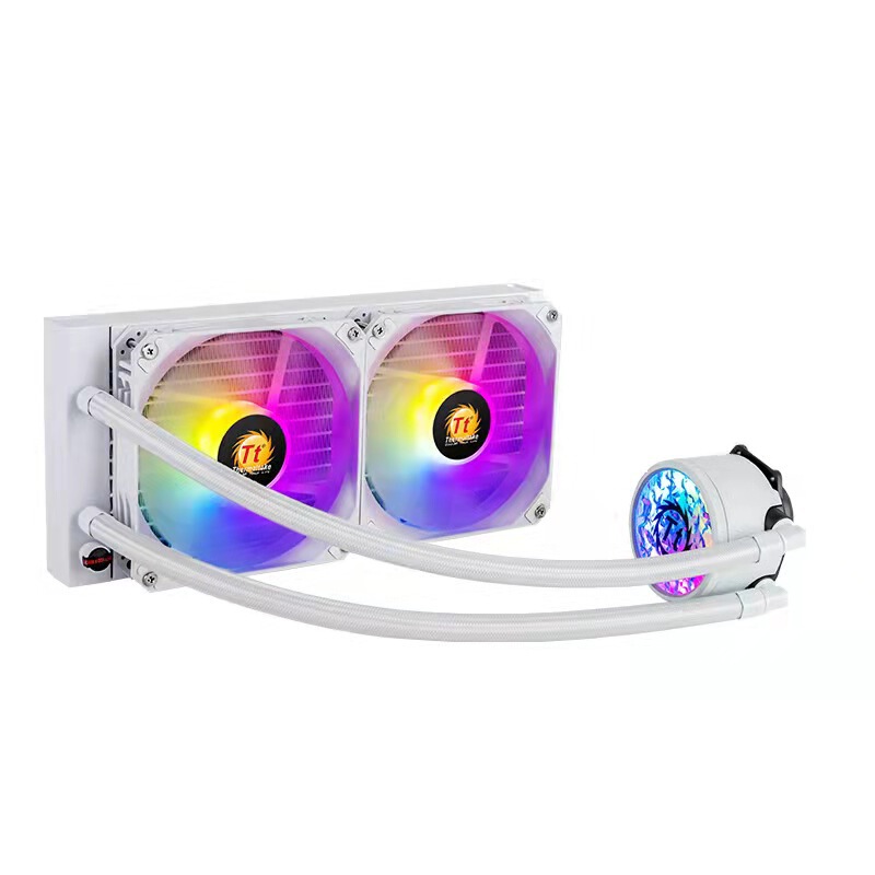 Cross-border desktop computer integrated water-cooled CPU radiator ARGB Shenguang synchronous temperature control silent fan
