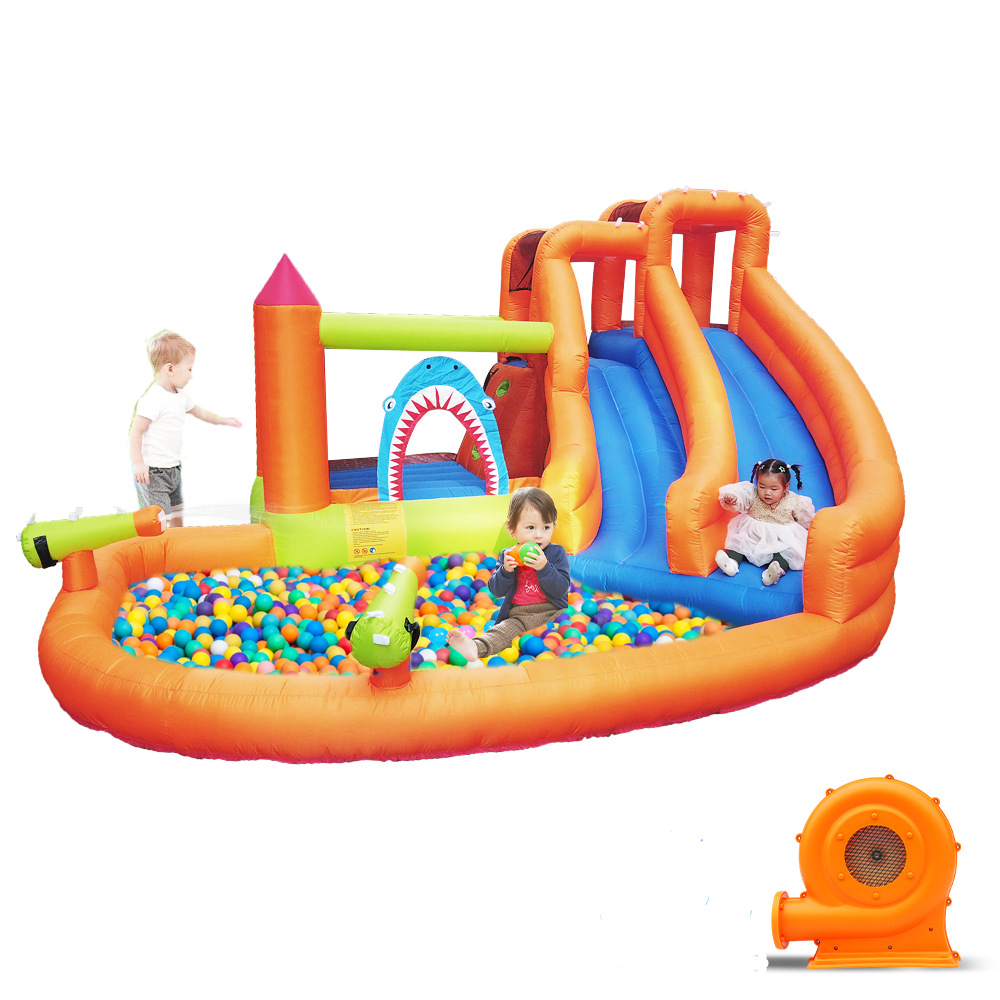 HappyLion Parque de Atracciones castillo inflable para niños castillo inflable Parque de atracciones castillo inflable para niños