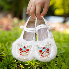 2025春夏新款手工鞋童鞋软底舒适老北京布鞋绣花鞋虎头鞋