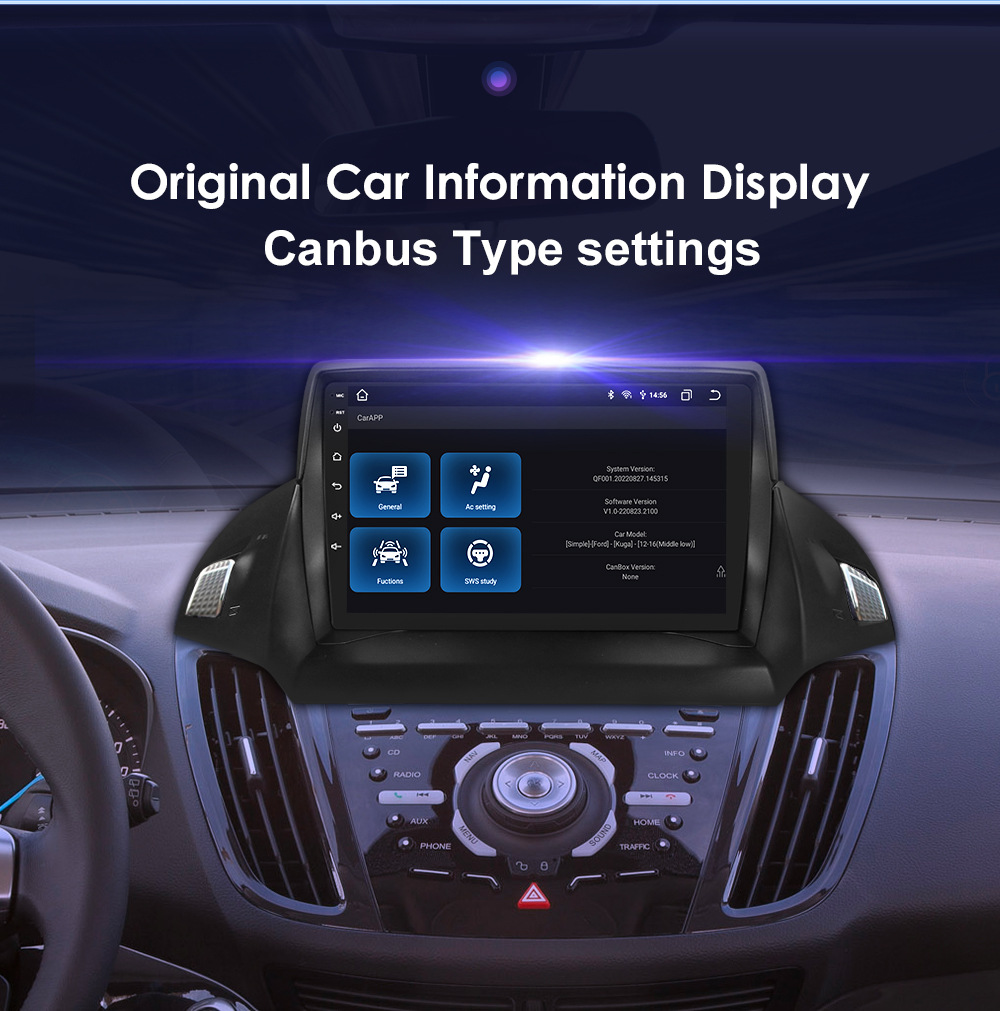 Suitable for 13-17 Ford Maverick 9-inch HD Large Screen Navigator Car Smart Android DVD Navigation GPS