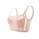 Strapless Anti-running Light Large Chest Showy Small Underwear Women's Thin Gathering Anti-sagging Para Breast plus size Full Cup Bra Summer