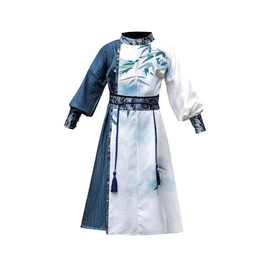 汉服春秋武侠宋制国风锦衣卫男孩儿童夏款古装高端演出服秋冬兔毛