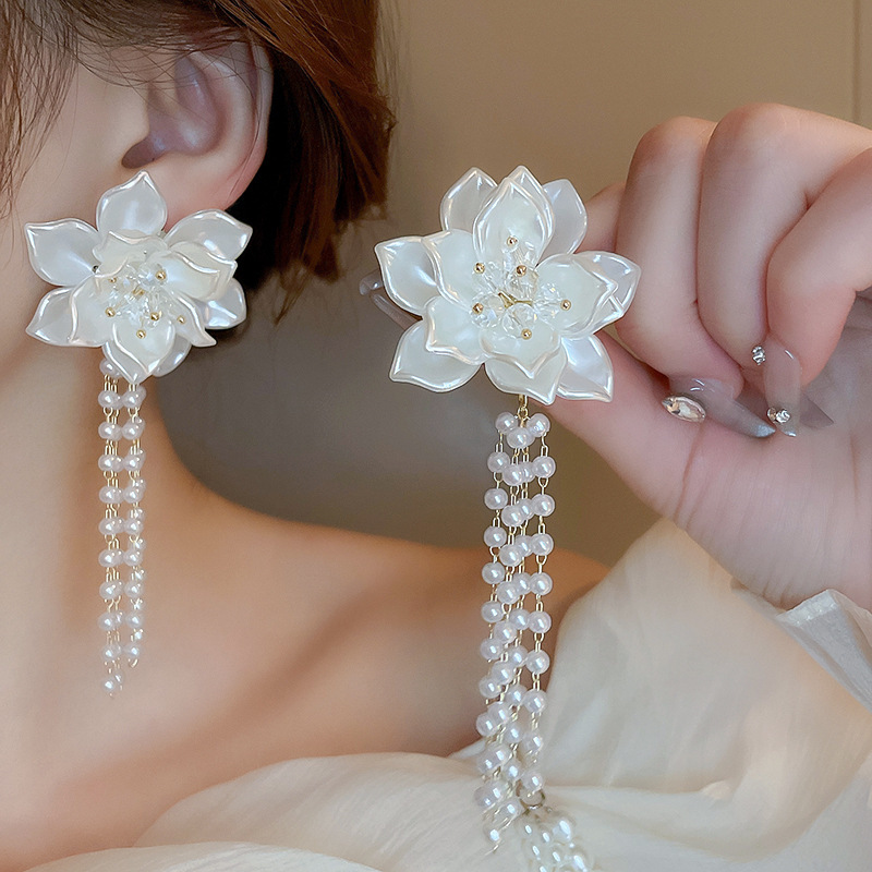 54#은바늘-흰색 꽃술