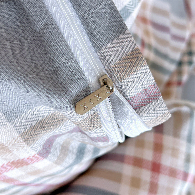 Set lenzuola matrimoniali cotone stile pastorale copripiumino set_voghion.com