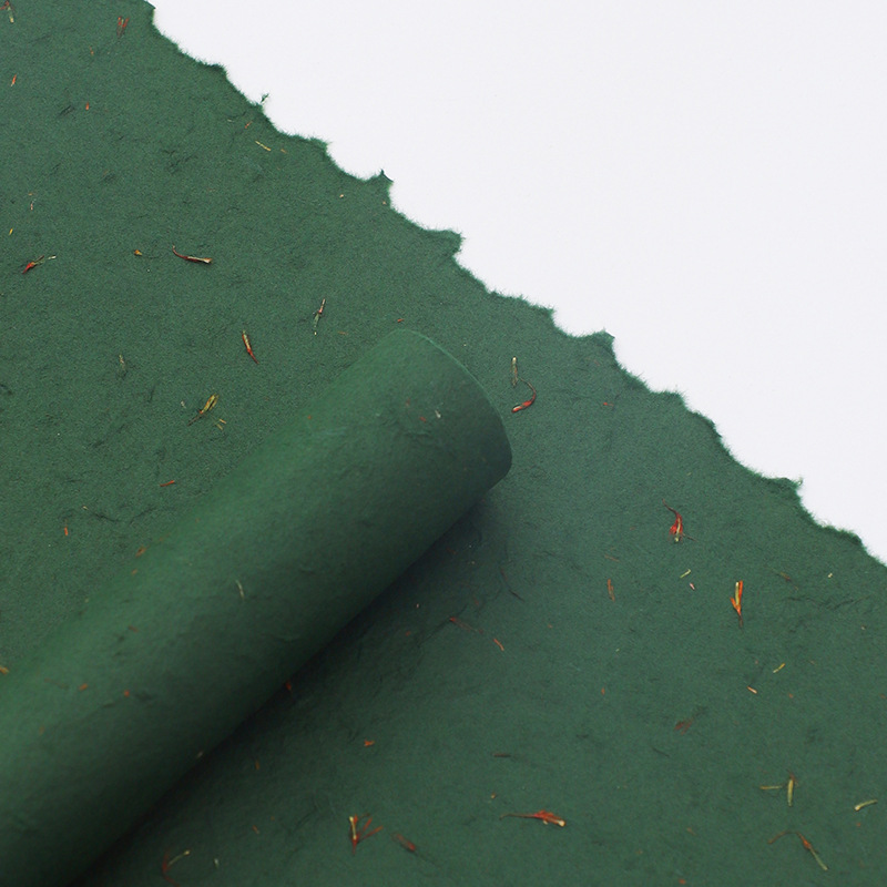 pétalos desgarrados mano Dongba papel embalaje de flores de alta textura materiales hechos a mano papel de envoltura de flores plantas creativas papel de arte al por mayor