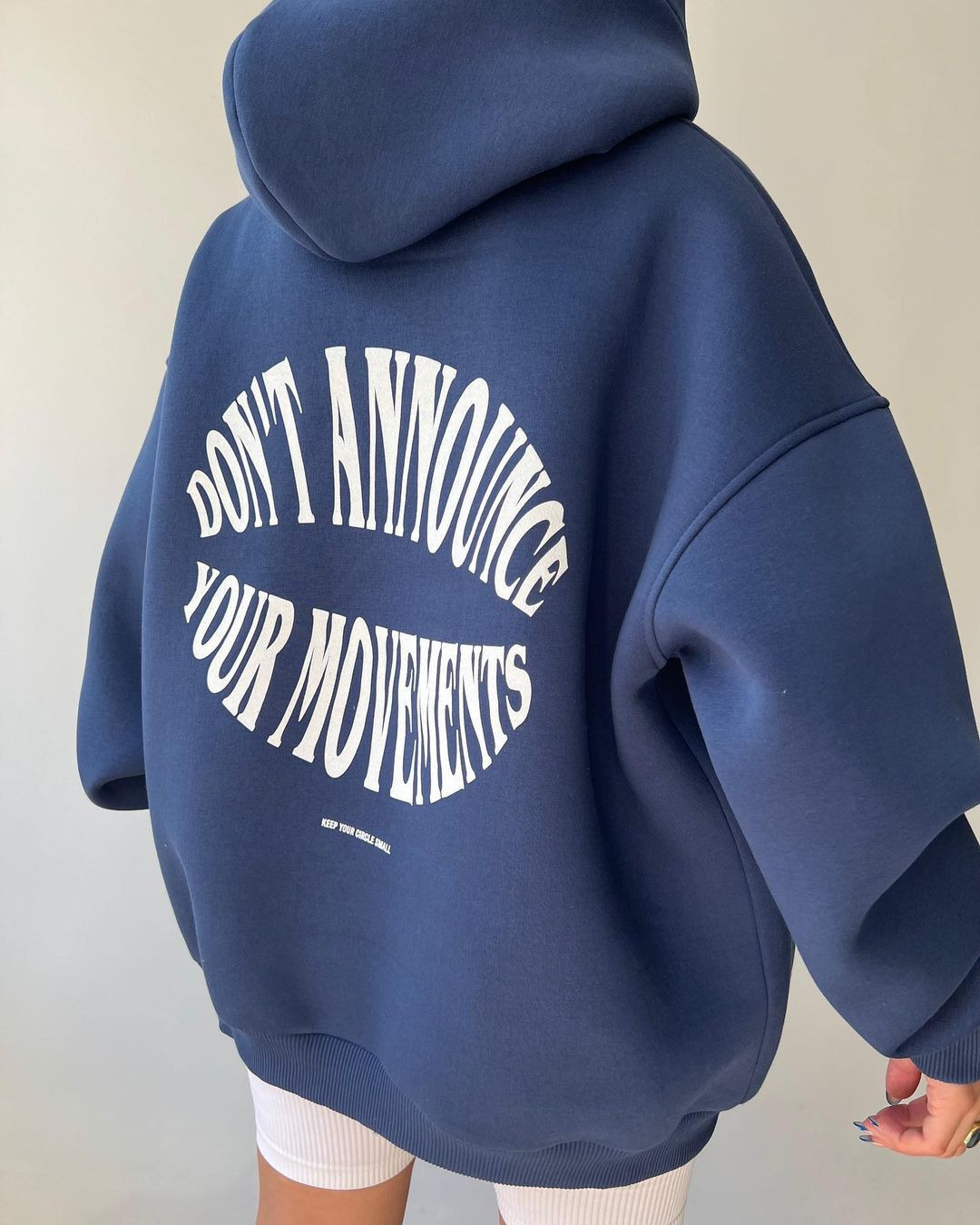 2023 Damski sweter z nadrukiem, uniwersalny top z długimi rękawami i kapturem dla kobiet_voghion.com