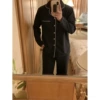 Blue men's clothing