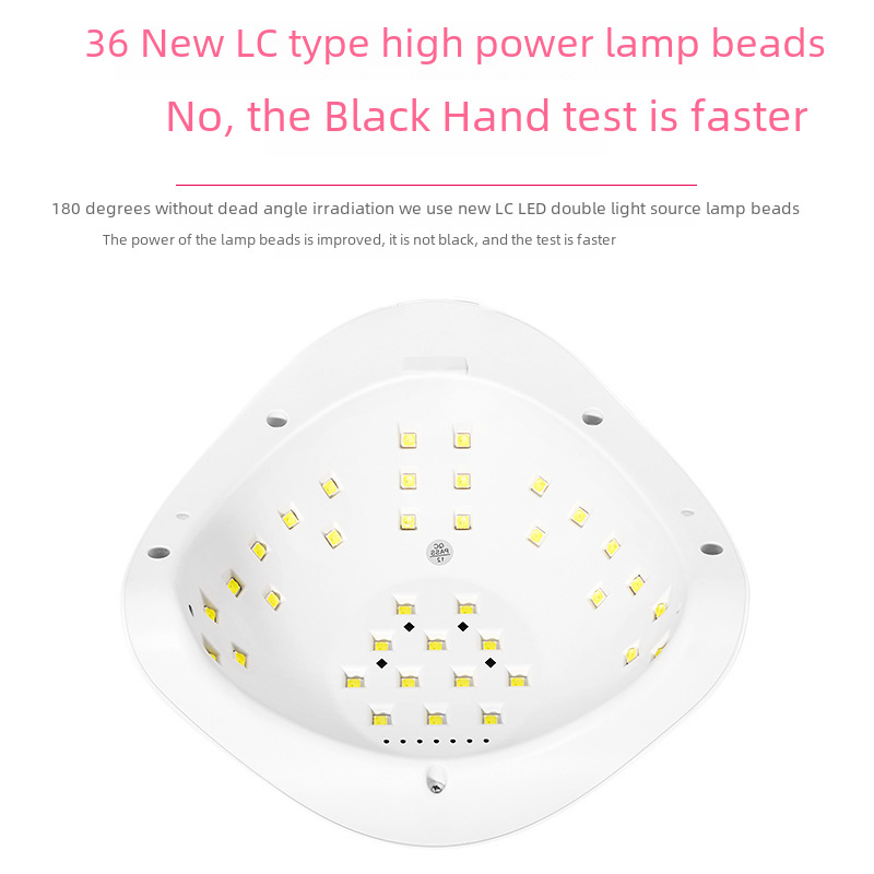 Nail art phototherapy machine quick-drying baking lamp tool set full set of baking nail led light dryer quick-drying 120 watts
