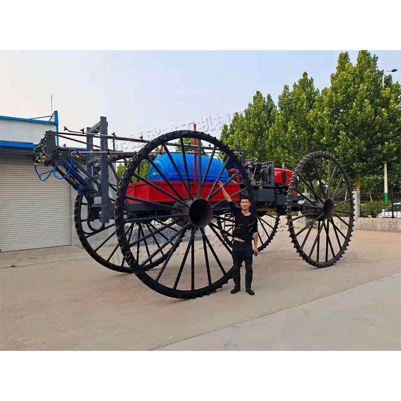 自走式水旱两用打药机 无极变速自走式喷药机 自动伸缩喷杆喷雾机