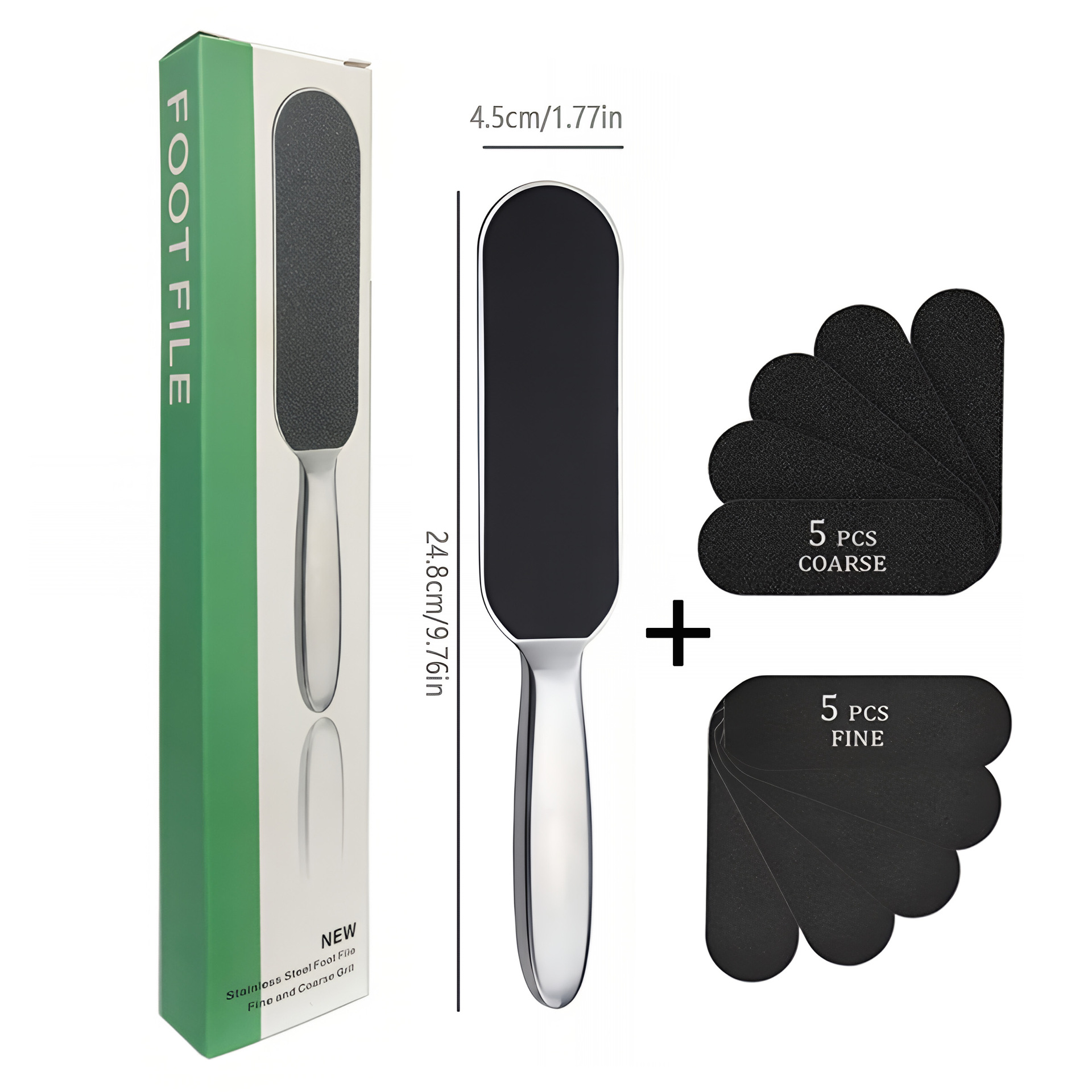 Exfoliante de pies de doble cara, papel de lija especial para salones de uñas, herramienta para eliminar la piel muerta en spa de pies, herramienta para lavar y pulir los pies para eliminar la piel muerta de las plantas de los pies. image 13