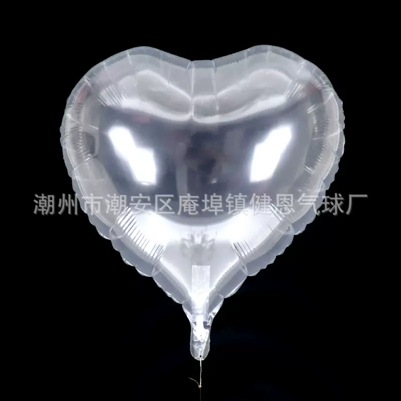 跨境DIY透明心形气球日式波波球婚庆情人节生日派对装饰飘空气球