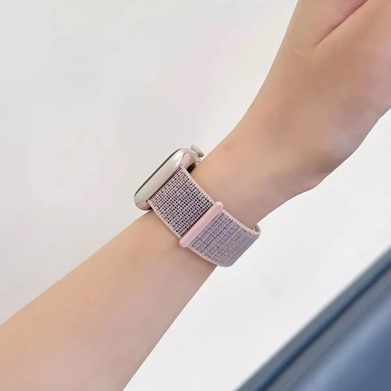 ins は iwatch ナイロンループマジックストラップ S10 Apple s9 ウォッチ SE スポーツ 8/7/男性と女性のリストバンドに適しています。|undefined